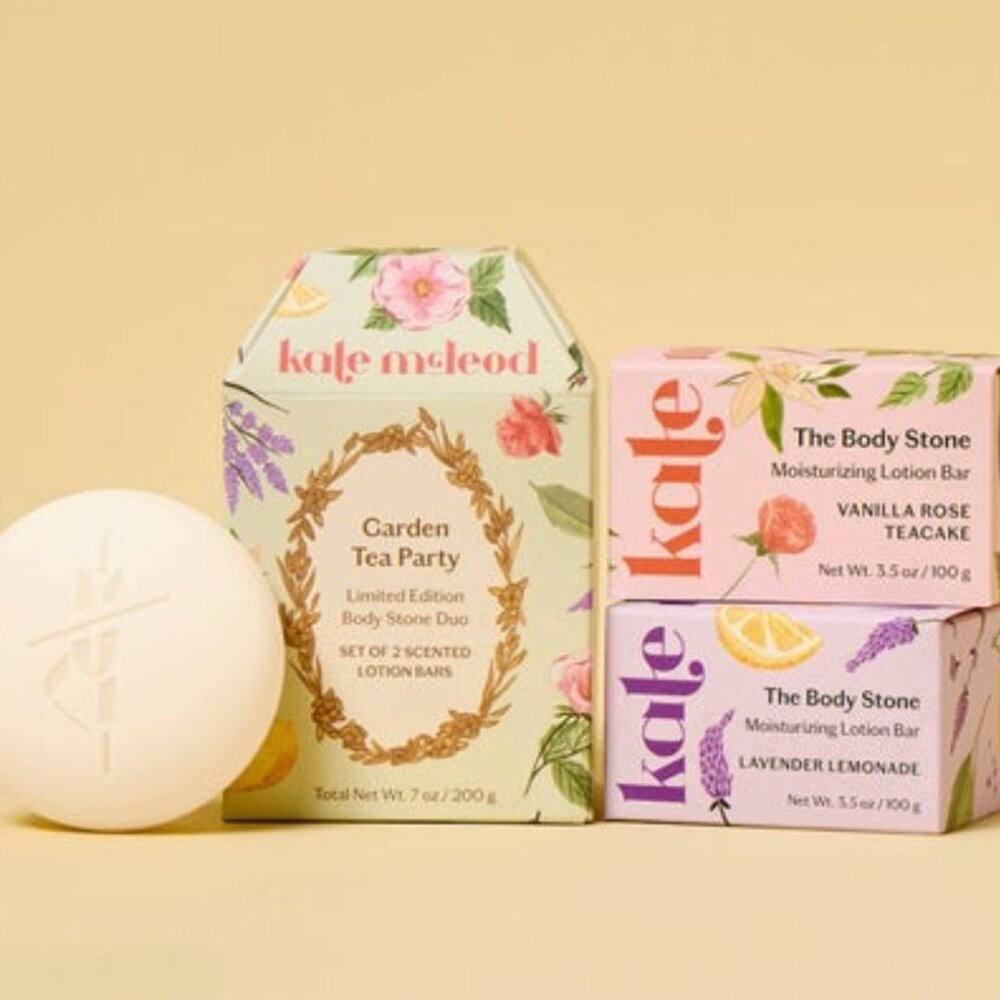 Kate McLeod - Garden Tea Party Limited Edition Body Stone Duo